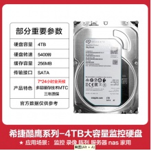希捷4T监控硬盘